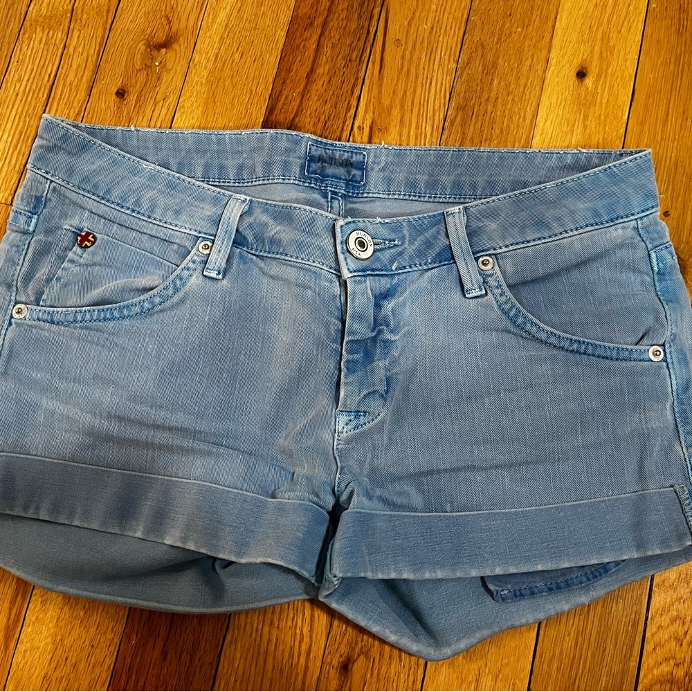 Hudson Jeans Light Blue Denim Shorts